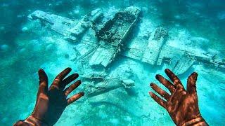 Scuba Diving 4 Sunken Drug Planes in the Ocean Explored for Treasure