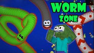 WORMS ZONE IO CHALLENGE- Minecraft Animation