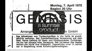 Genesis It Live 1975 in Dortmund Westfalenhalle  Audio Only 