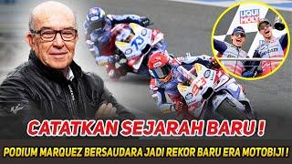 ISTIMEWADUO MARQUEZ CATATKAN SEJARAH BARU ERA MOTOBIJI BOS DORNA FULL SENYUM 