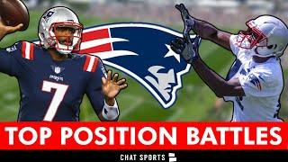 Patriots Rumors Top 3 Position Battles For The Patriots This Offseason + CUT JuJu Smith-Schuster?