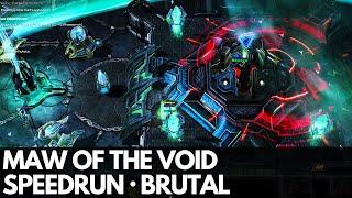 StarCraft 2 WoL - Mission 18 Maw of the Void - Speedrun Brutal