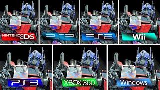 Transformers The Game 2007 DS vs PSP vs PS2 vs Wii vs PS3 vs XBOX 360 vs PC