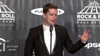 ROB THOMAS TALKS PETER CETERA CHICAGO ROCK HALL INDUCTION BACKSTAGE