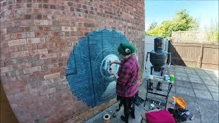 Star Gate Phase 1. Time Lapse Mural Creation.  25082024