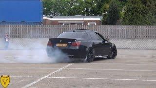 7 Crazy tuned BMW M5s Drifting Revving Accelerations
