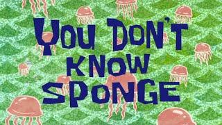 You Dont Know Sponge Soundtrack