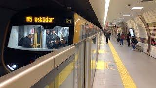 Modern Subway Line in Istanbul - Driverless Metro Ride