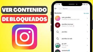 Cómo VER el CONTENIDO de una Cuenta BLOQUEADA de Instagram