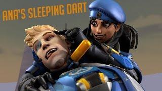 Anas Sleeping Dart. Overwatch animation