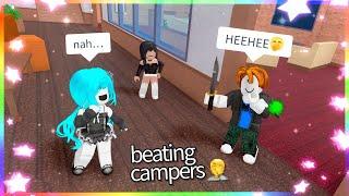 BEATING MM2 CAMPERS ‼️