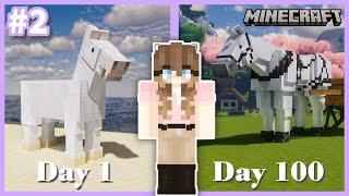 100 Days in Minecraft LIVE  Horse Edition #2