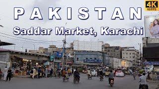 Saddar Market Walking Tour  Karachi Pakistan  Full Mooni Vlogs  4K UHD  60FPS