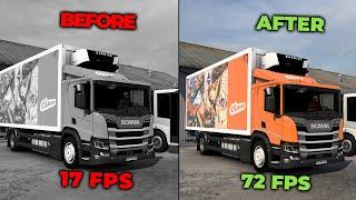 ETS2 1.50 Best Settings For Low End PC  fix Pink Bugs Fix Lags & Stutters  FPS Boast Guide