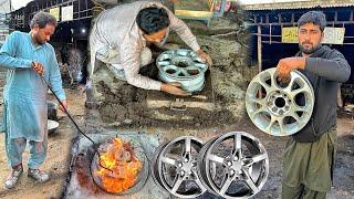 For the first time Car Alloy Rims are Manufactured From Aluminum Waste in The Old Fashioned way