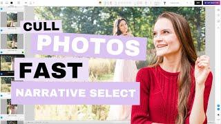 WATCH ME CULL an ENTIRE Portrait Session  Narrative Select