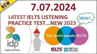 BRITISH ACCENT IELTS LISTENING PRACTICE TEST 2024  7.07.2024