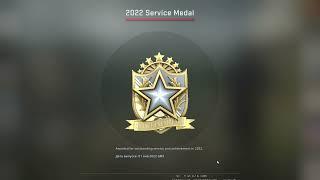 Новая медаль за службу 2022  CSGO