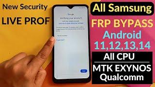 Finally New Method-All Samsung FRP Bypass Unlock 2024 All Android 121314  Google Account Remove