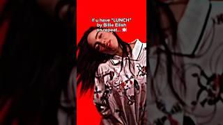 someone please remix LUNCH by Billie Eilish + Force of Nature #wlw #shorts #billieeilish #bi