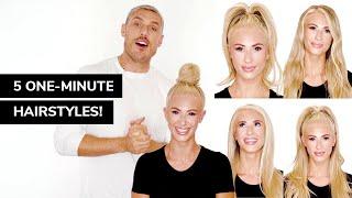 One-Minute Hairstyle Challenge  Chris Appleton Tutorial