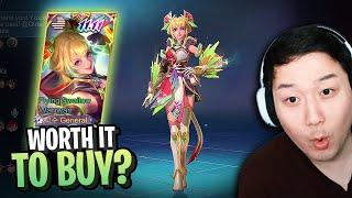 How Much is Wanwan Flying Swallow New Skin? Gameplay and Review Worth it to buy?  Mobile Legends