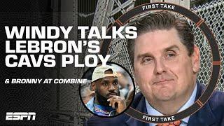  WHATS GOING ON WITH LEBRON?  Windy analyzes LeBrons Cavs publicity stunt  First Take