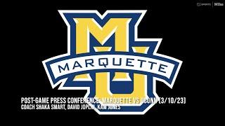 Post-game press conference Marquette vs UConn Big East Semifinal  31023