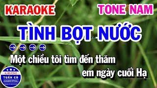 Karaoke Tình Bọt Nước Tone Nam Bm Nhạc Sống  Karaoke Tuấn Cò