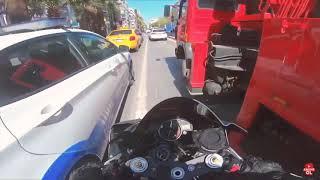 Türkiye de yaşanan Motorcular ve Polisler Komik Anlar #1