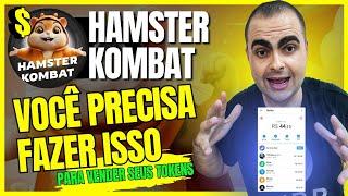 HAMSTER KOMBATCONFIGURANDO A CARTEIRA PARA VENDER OS TOKENS  #hamsterkombat #telegram #binance