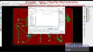 How to create step file gerber drill file counter timer 74247 Kicad