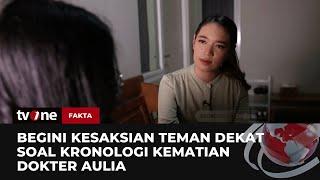 Teman Dekat Ceritakan Kronologis Tewasnya Alm Aulia Risma Benarkah Dibully?  Fakta tvOne