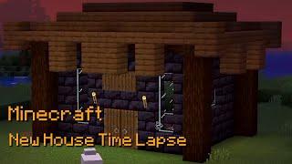 Building a new house on my SMP  Minecraft Speed Build Time Lapse