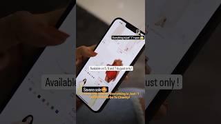 Savana 1 Rs sale download the app Now #youtubeshorts #viralvideo #youtube #share #muskaaansingh007