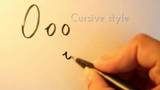 How to write the Russian letter о