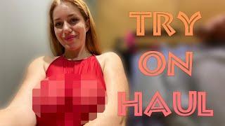 4K Transparent Clothes Haul with Katy  See Through TRY ON HAUL