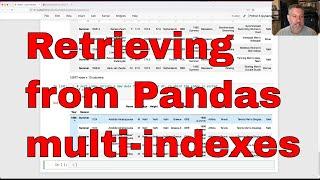 Retrieving from a multi-index in Pandas