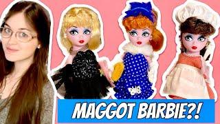 The STRANGEST dolls? - LARVIE - the Teen-age Fashion Maggot Barbie? Doll and fashions review