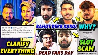 Scout & Goldy Bhai Clarify Everything  Inferno Squad Slot Scam  Mortal Dead Fans Day Story 