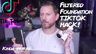 TIKTOK VIRAL FILTERED FOUNDATION HACK - APPLYING EVERYTHING IN REVERSE