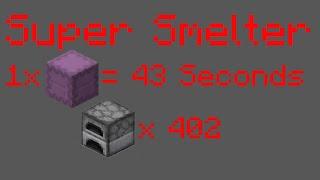 Tutorial Super smelter minecraft 1.16
