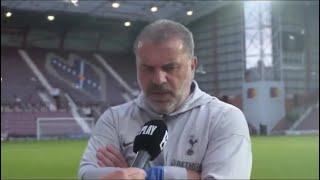 Hearts 1-5 Spurs Ange Postecoglou Interview  Tottenham Hotspur Preseason Friendly 20242025