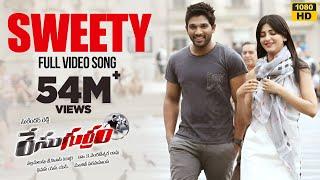 Sweety Sweety Video Song Race Gurram Video Songs  Allu Arjun Shruti hassanS.S Thaman