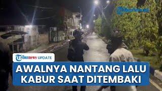 Penampakan Oknum Brimob dan Polisi Terlibat Bentrok di Kota Tual Puluhan Orang Kabur Ditembaki