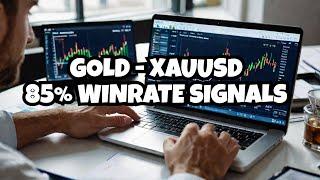 Live GOLD XAUUSD 5-Min Trading Signals - Buy and Sell 85% Winrate #forex #cryptotrading