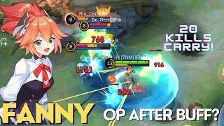 FANNY OP AFTER NEW BUFF?  Mobile Legends Fanny Gameplay 2024  MLBB