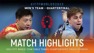 Highlights  Ma Long CHN vs Truls Moregard SWE  MT QF  #ITTFWorlds2022