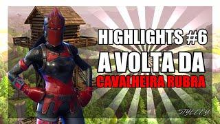 A CAVALHEIRA RUBRA ESTÁ DE VOLTA • HIGHLIGHTS #6 - Fortnite Battle Royale PS4