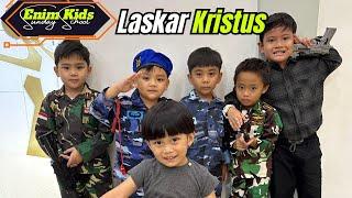 LASKAR KRISTUS‼️Lagu Sekolah Minggu 2024 Enim Kids